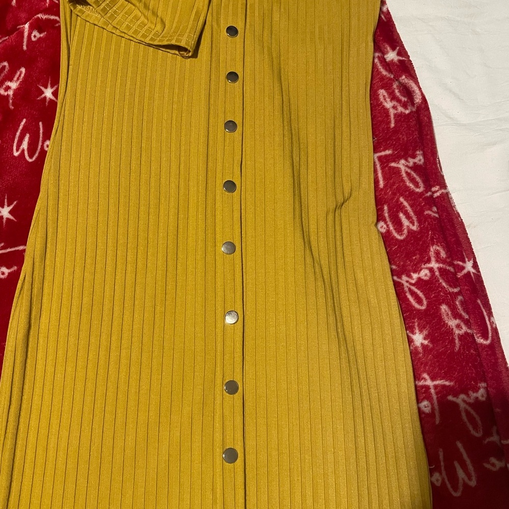 Say What? Sunny Yellow Ribbed Top
